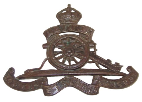 Cap badge royal artillery - cap,