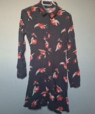 Robe Zara Noir Et Rouge 36