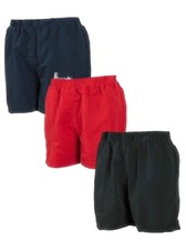 Shorts De Sport Lignés Pour Hommes Tombo Noir Rouge Bleu