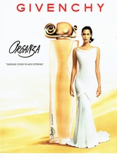 Publicité Advertising 078  1995   parfum femme Organza par Givenchy