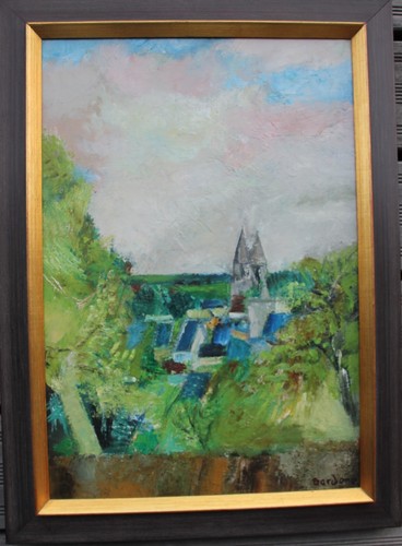 Guy bardone huile sur toile - -,