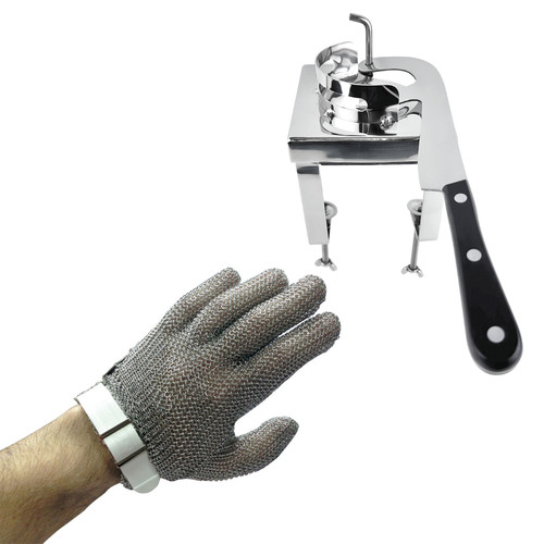 Set gant maille inox - de,