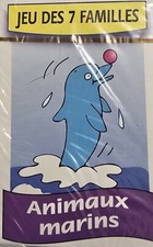 Jeu des 7 familles ,jeu de cartes 7 familles 42 cartes " animaux marins " 