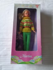 COFFRET POUPEE MANNEQUIN ARTICULE  MARTINE  MF   H : 30 CM IMPORTE PAR MARKI N°1