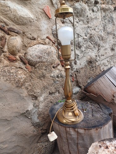 Ancien pied lampe - ancien, de