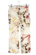 SEM PER LEI Pantalon en jersey Dames Pantalon T EU 36 blanc cassé-vert-rouge