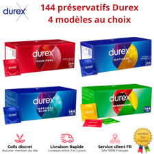 144 Préservatifs Durex 