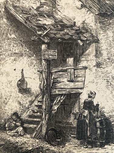 Très belle gravure xixe - très,