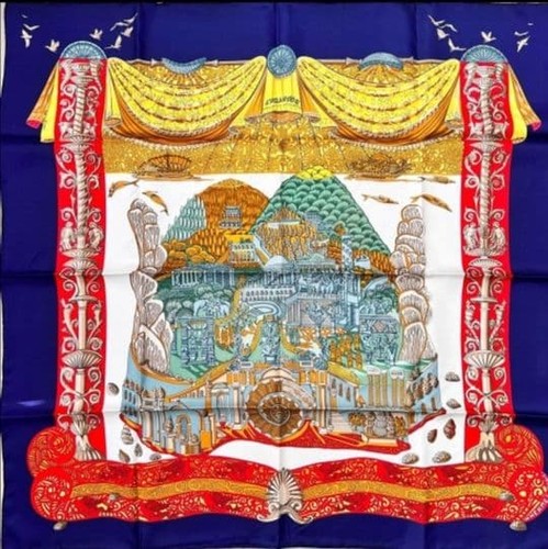 écharpe hermes carre - Écharpe,