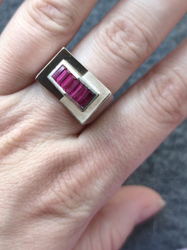 Bague tank ancienne - bague,