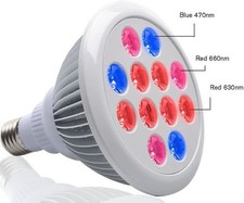 LUMIN TECKO lot de 2 lampes de croissance 12 w zone application 2.7 a 10 m2