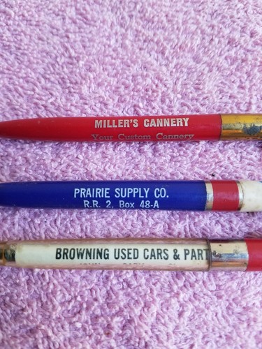Vintage lot advertising pens - vintage, 3