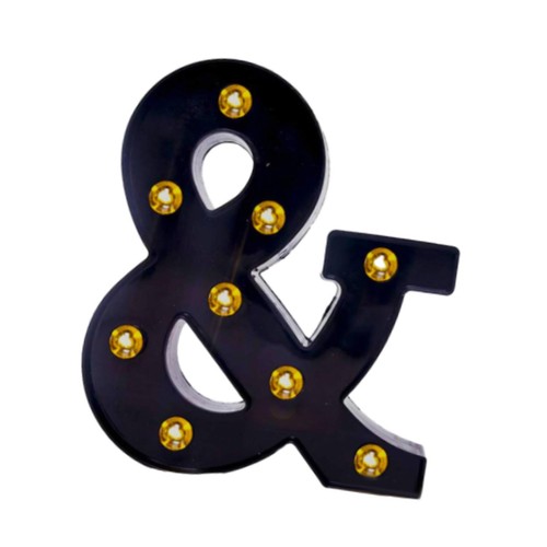 Lettre lumineuse led avec - lettre,