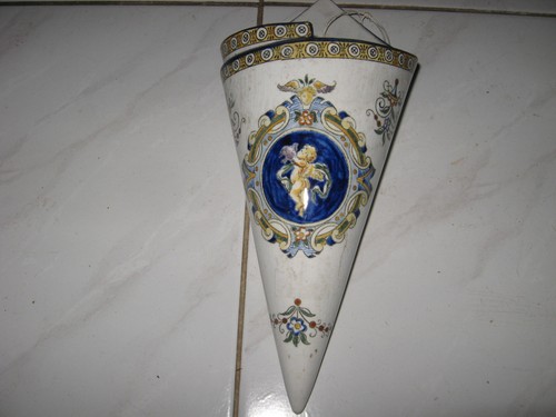 Ancien porte bouquet mural - porte-bouquet,