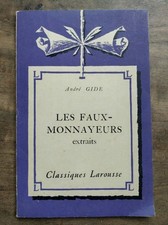 André Gide - Les Faux-Monnayeurs (extraits) / Classiques Larousse 1959