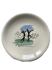 Assiette en Faïence d’après Pablo Picasso Décor au Couple de Danseurs Salins