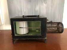 ANCIEN THERMOMÈTRE ENREGISTREUR A ROULEAU,  JULES RICHARD " MARINE NATIONALE "