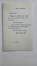 Lettre autographe de Paul