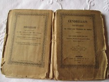 Livre ancien 1852 Cendrillon