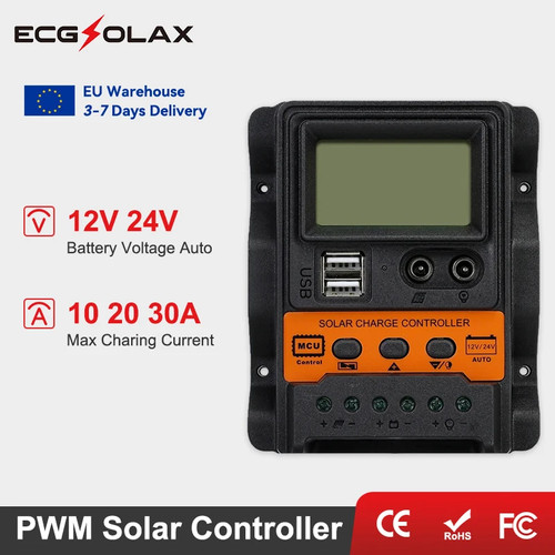 Ecgsolax 10a 20a 30a pwm - ecgsolax,