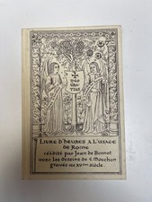 Livre d’heures à l’usage