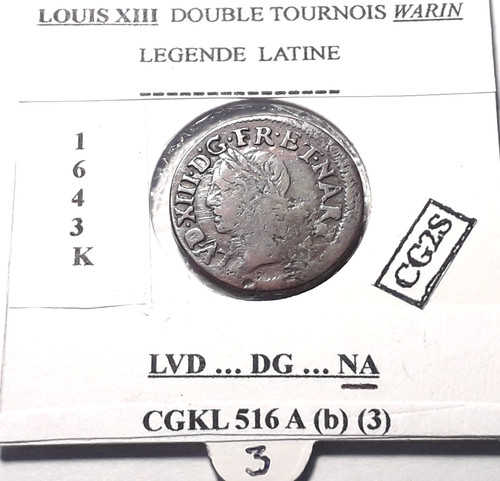Louis xiii double tournois - xiii,