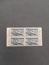 BLOC DE 4 CROIX ROUGE N° 938a ISSUS DU CARNET DE 1952 NEUF **