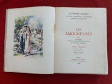 ALPHONSE DAUDET - LES AMOUREUSES - ILLUSTRATIONS MARCEL ROCHE - 1930