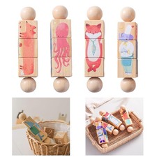Jeu de puzzle en bois à