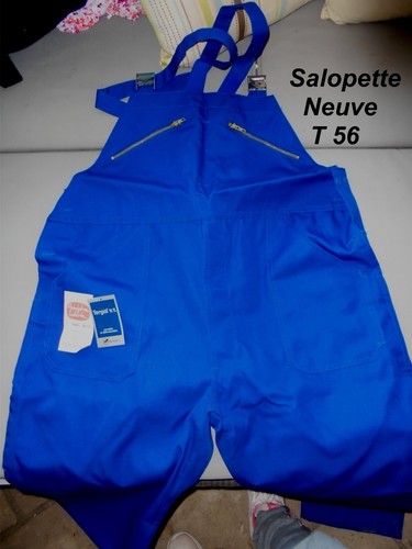 Ancienne salopette travail - salopette,