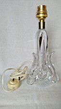 Pied de lampe cristal années