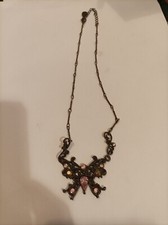 Collier vintage signé Rose