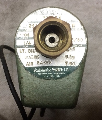 Vintage asco automatic switch - asco,