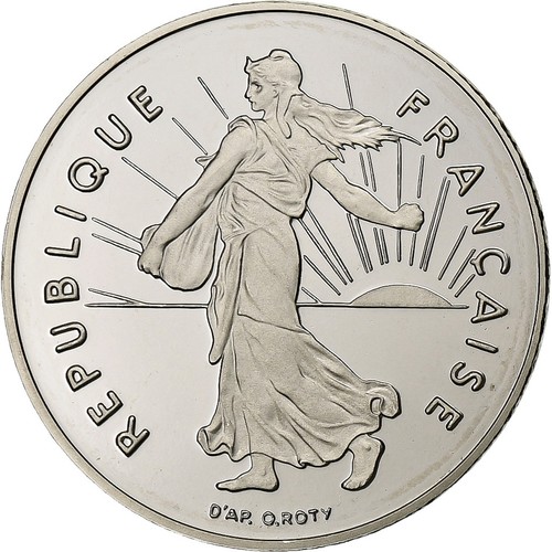 France franc semeuse - 1/2,
