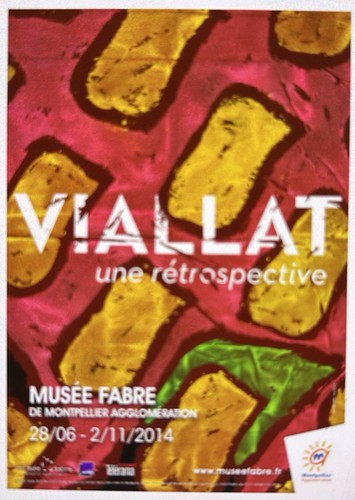Viallat affiche - viallat,