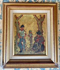 Emmanuel Bellini (1904 - 1989) - Huile sur Isorel - Signé - 1950