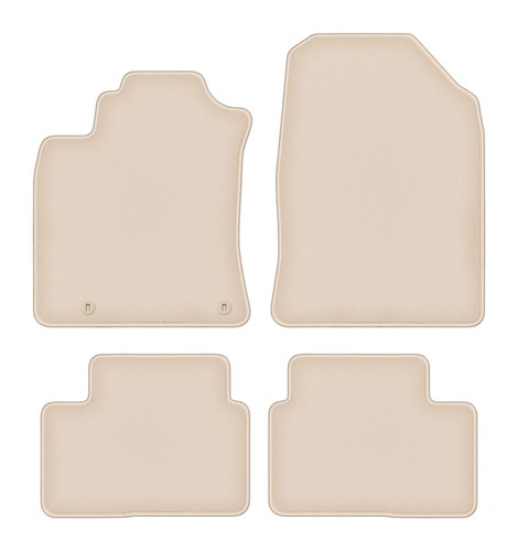 Tapis sol velours beige - sol, en