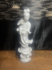 STATUETTE ANCIENNE CHINOISE BLANC DE CHINE GUANYIN