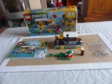 Lego ; set 31093 , bateau ,complet avec boite (abimée ) et notice