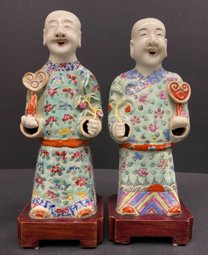 Paire statuettes votives - de,