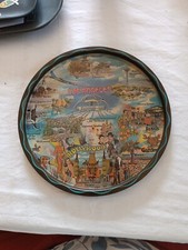  Publicitaire Années 50/60  Hollywood Los Angeles Chaplin Artistes Cinéma Avion 