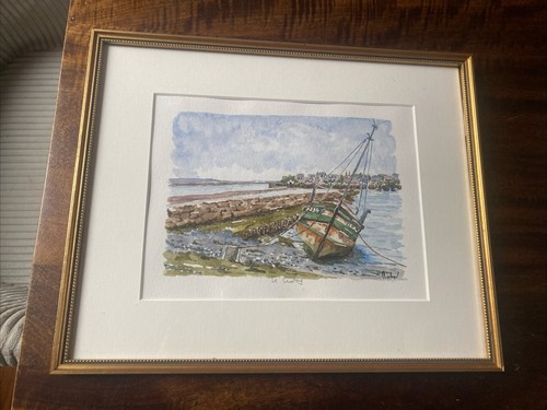 Crotoy aquarelle marine - le,