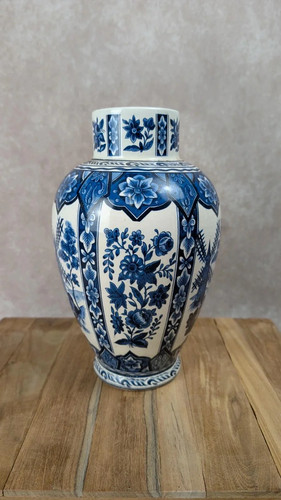 Grand vase faïence - grand, bleue