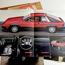 DODGE OMNI & O24 DETOMASO / lot de 4 brochures / US 78 79 81