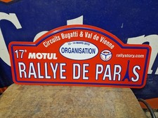 PLAQUE DE RALLYE  17 eme