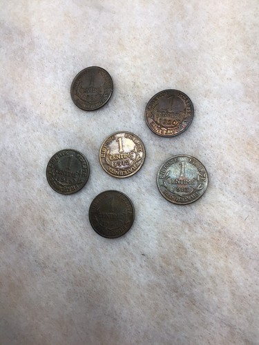 Lot monnaies centime - lot, 1