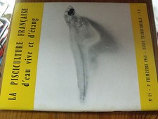 µ? Revue La Pisciculture Française n°15 Bedotia Mousse de Java Maladie truite