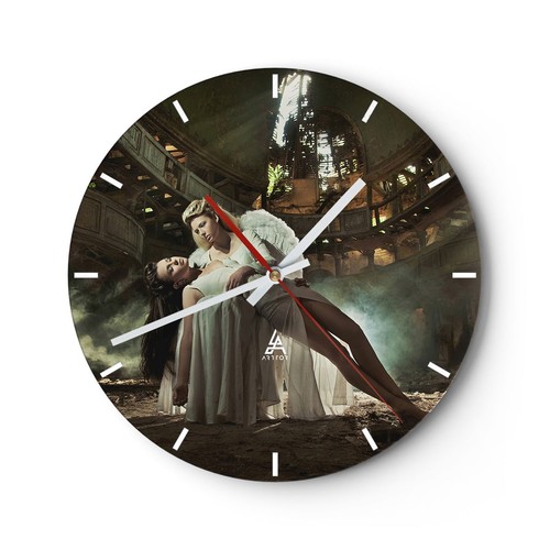 Horloge murale verre - horloge,