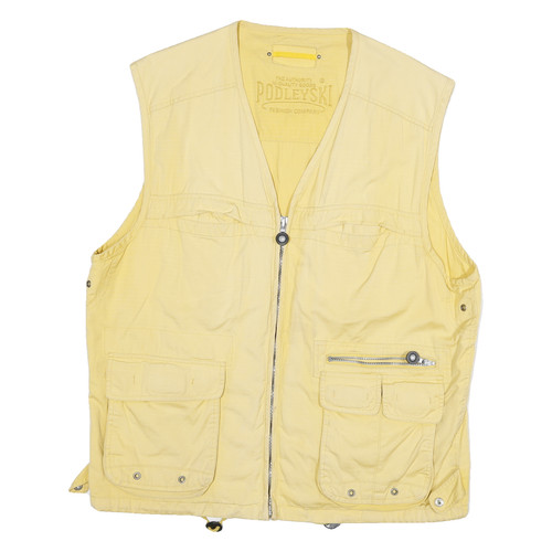 Paddleski hommes jaune coton - jaune,