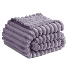 Plaid Polaire Canape Violet